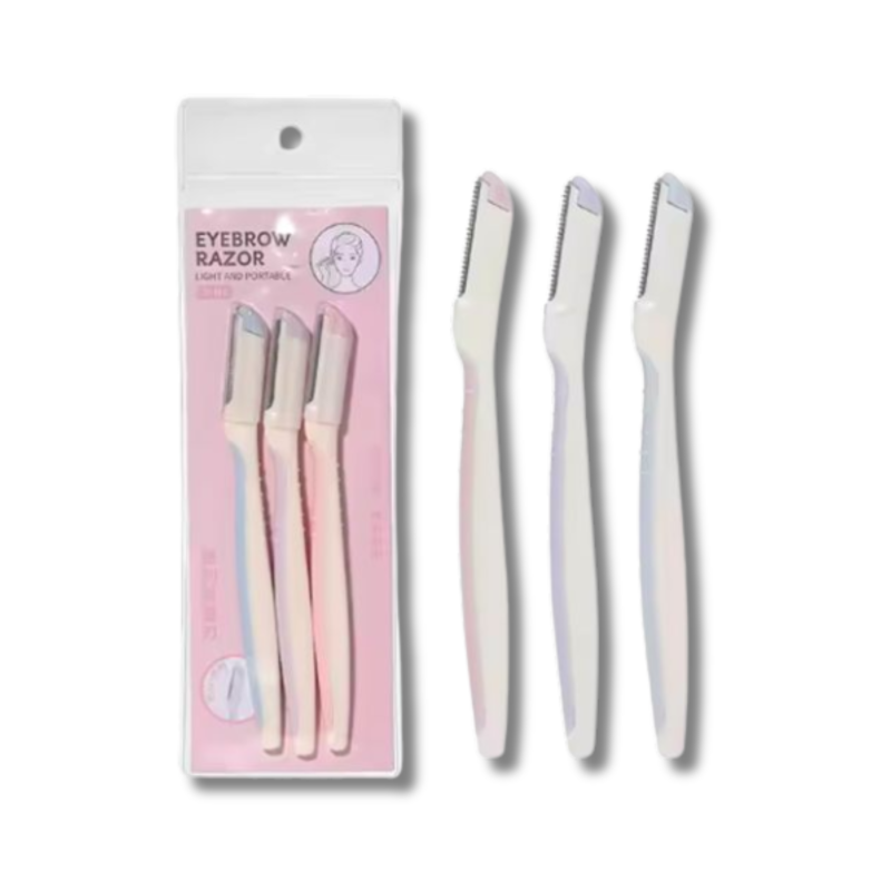 Lmltop 3pcs Dermaplaning Facial Razor Eyebrow Razor Set A960