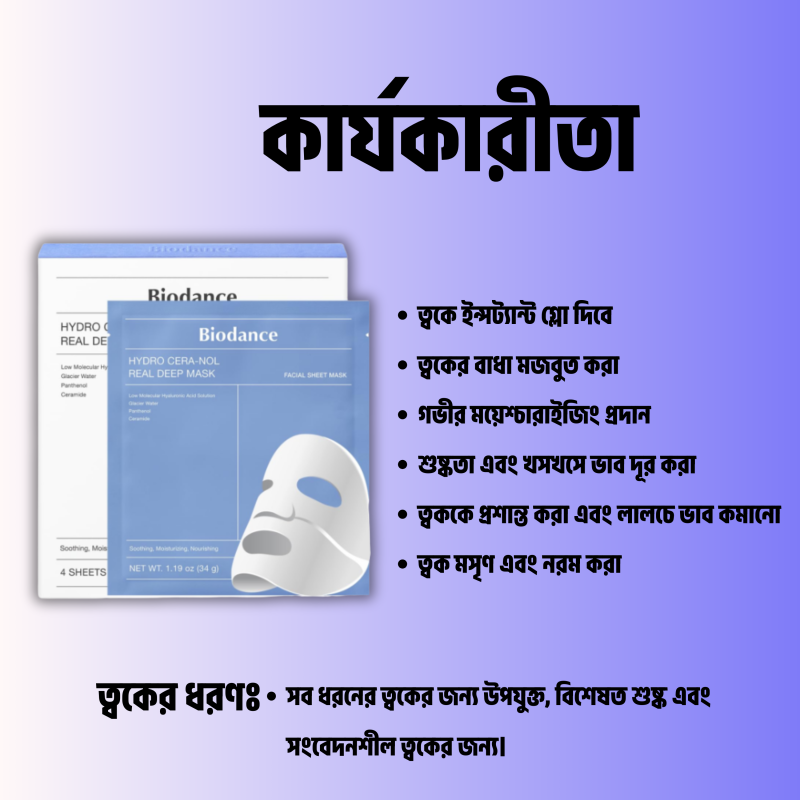 BIODANCE Hydro Cera-nol Real Deep Mask 34g