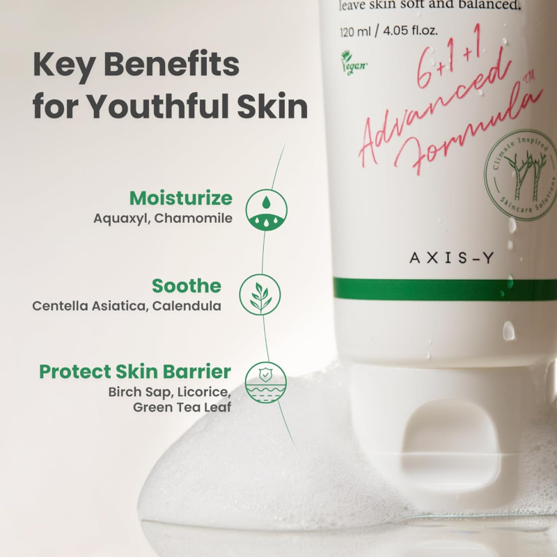 Axis-Y Sunday Morning Refreshing Cleansing Foam 120ml